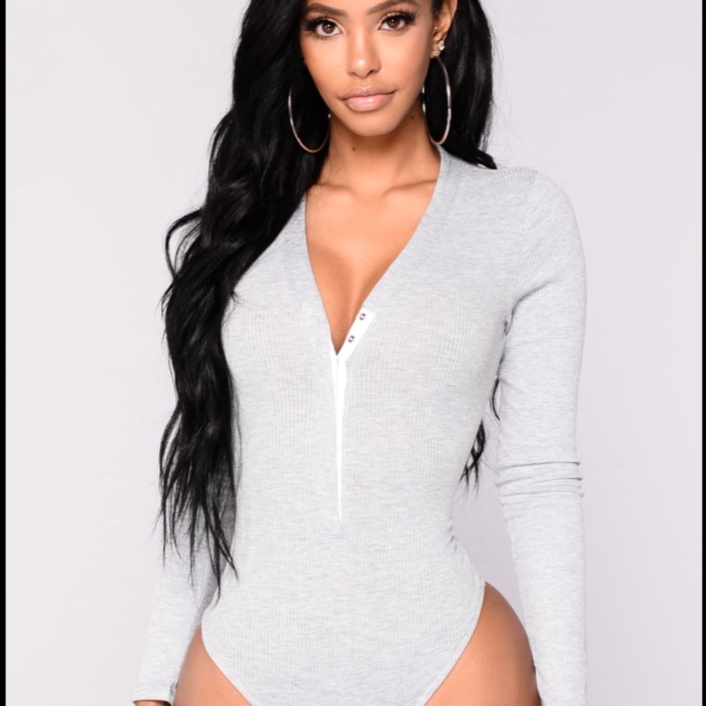 Bodysuit gray sexy
